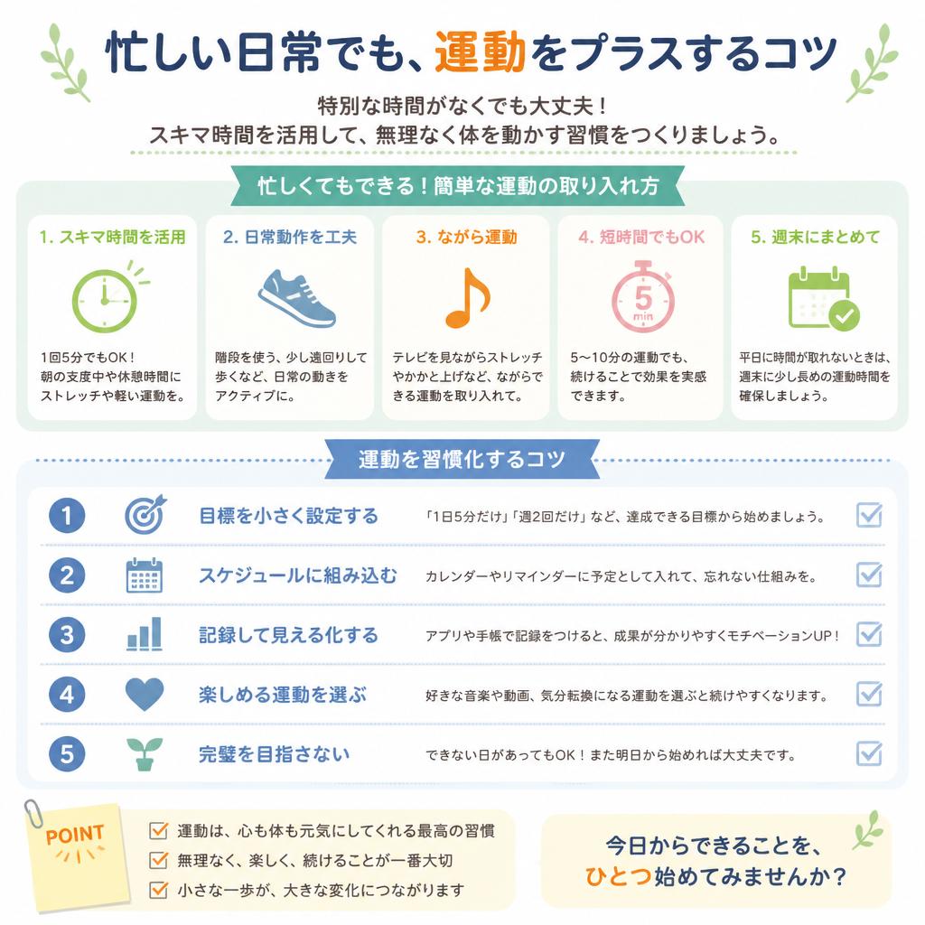 運動習慣を身につける方法