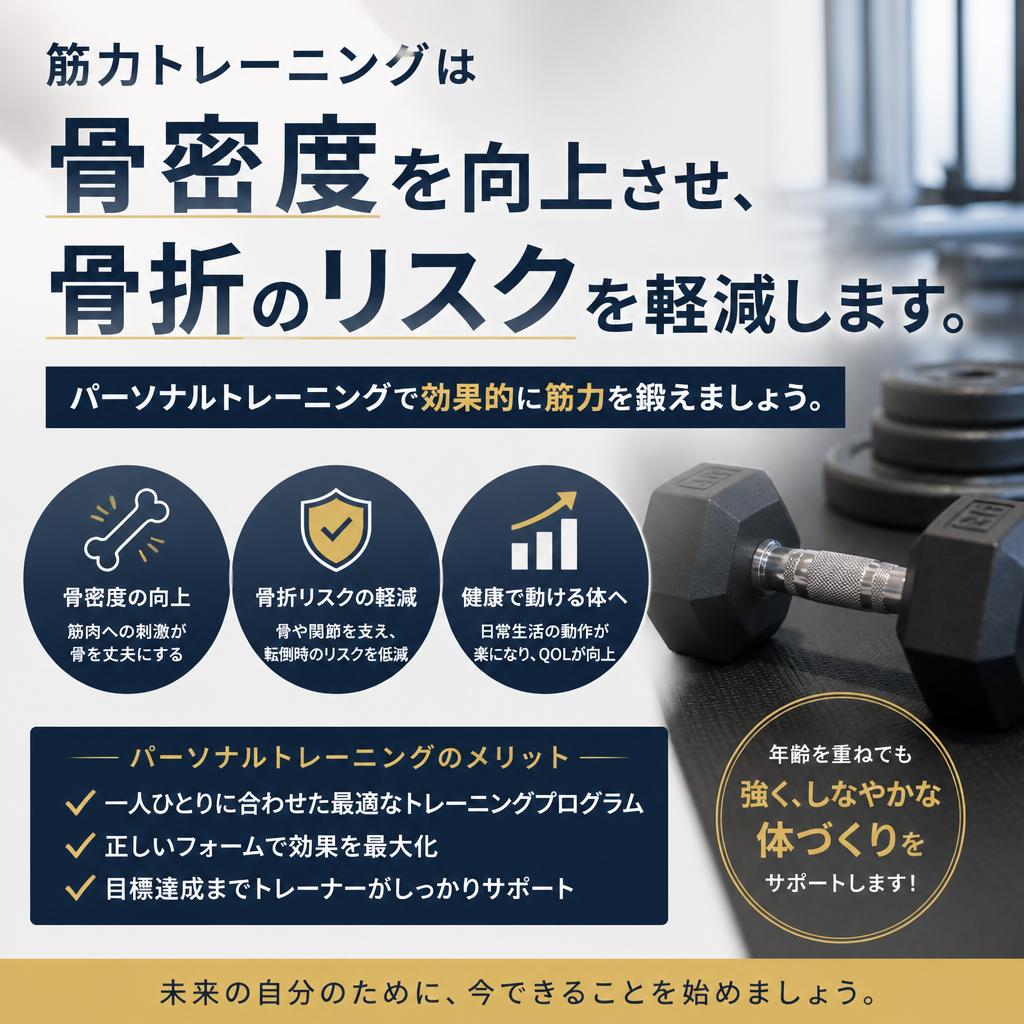 筋力トレーニングと骨密度