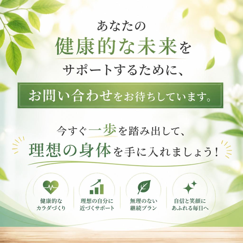 お問い合わせで新しい一歩を踏み出そう！