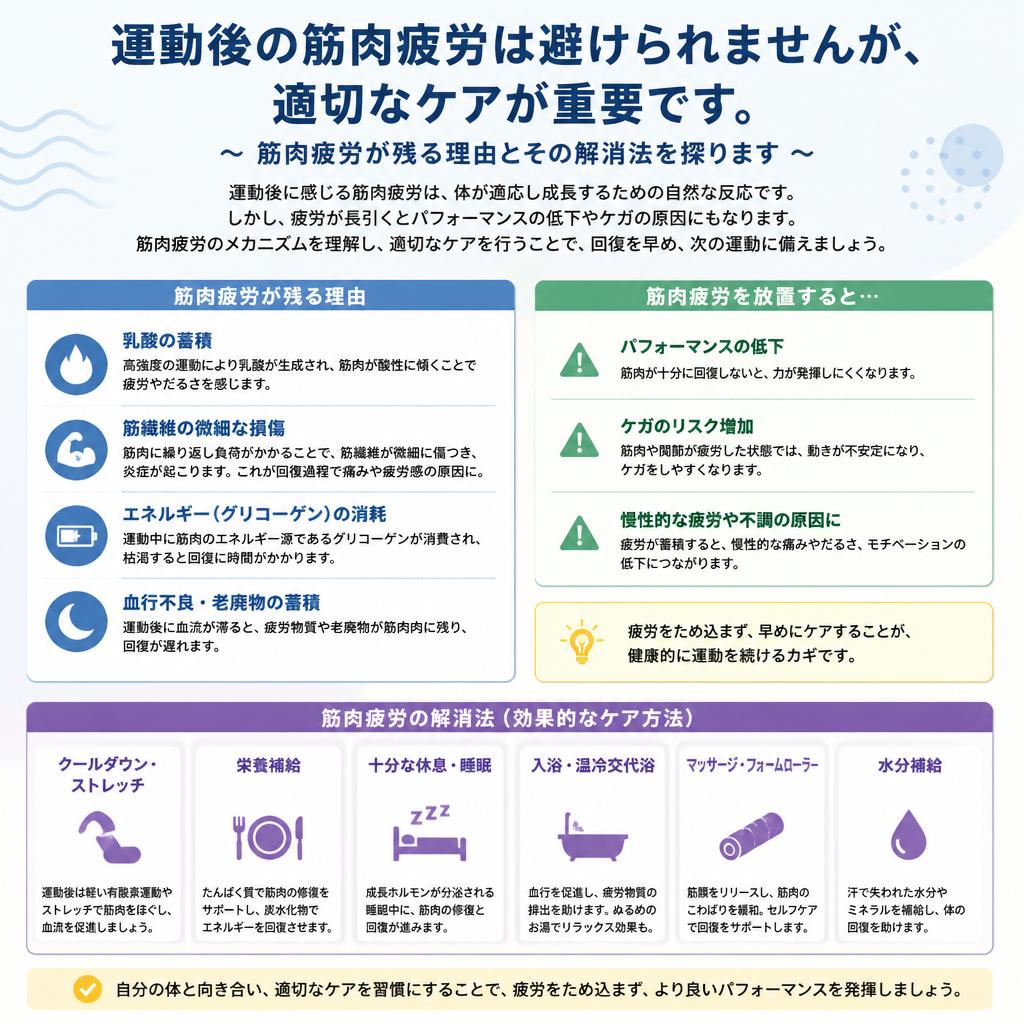 筋肉疲労とその影響