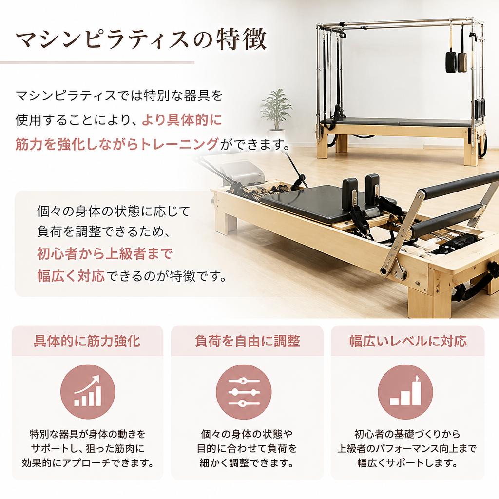 マシンピラティスの魅力